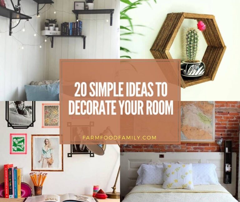 20 Simple ideas to decorate your room and make it look like in your dreams