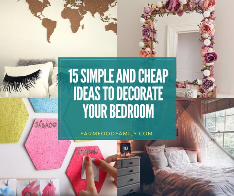 15 Simple and cheap ideas to decorate your bedroom