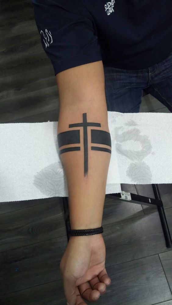 1 cross tattoos for men