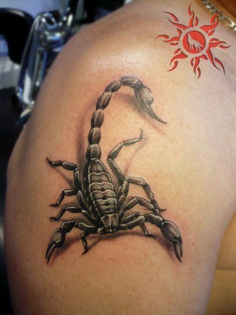 3 scorpion tattoos for men
