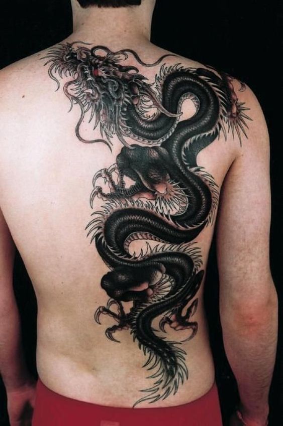 4 dragon tattoos for men