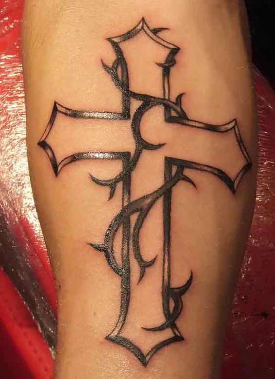 5 cross tattoos for men