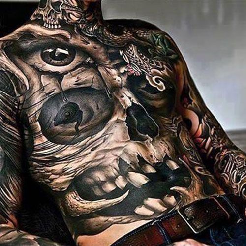 6 skull tattoos for men
