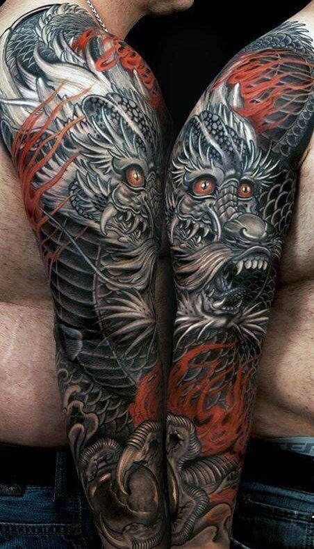 9 dragon tattoos for men