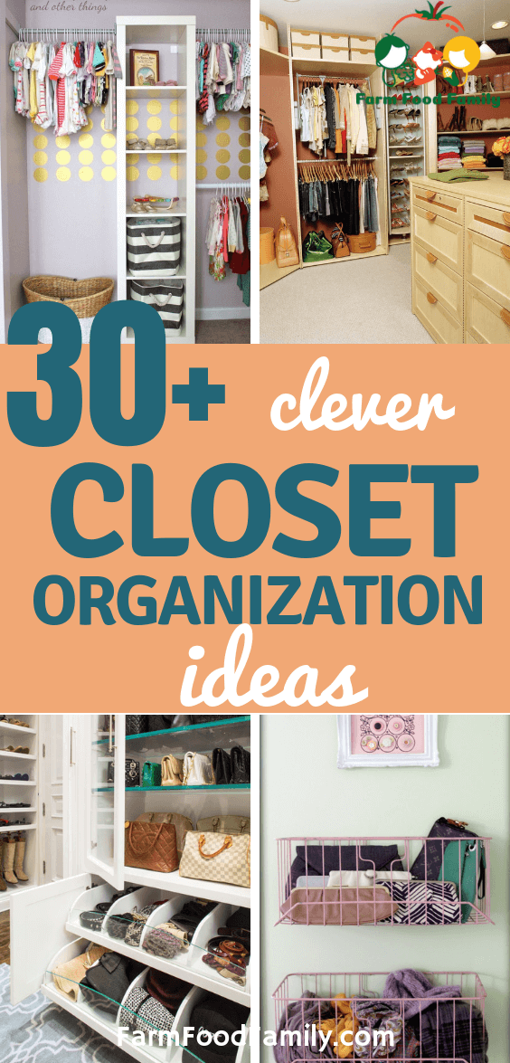 Clever Diy Closet Organization Ideas, Homemade Closet Shelving Ideas