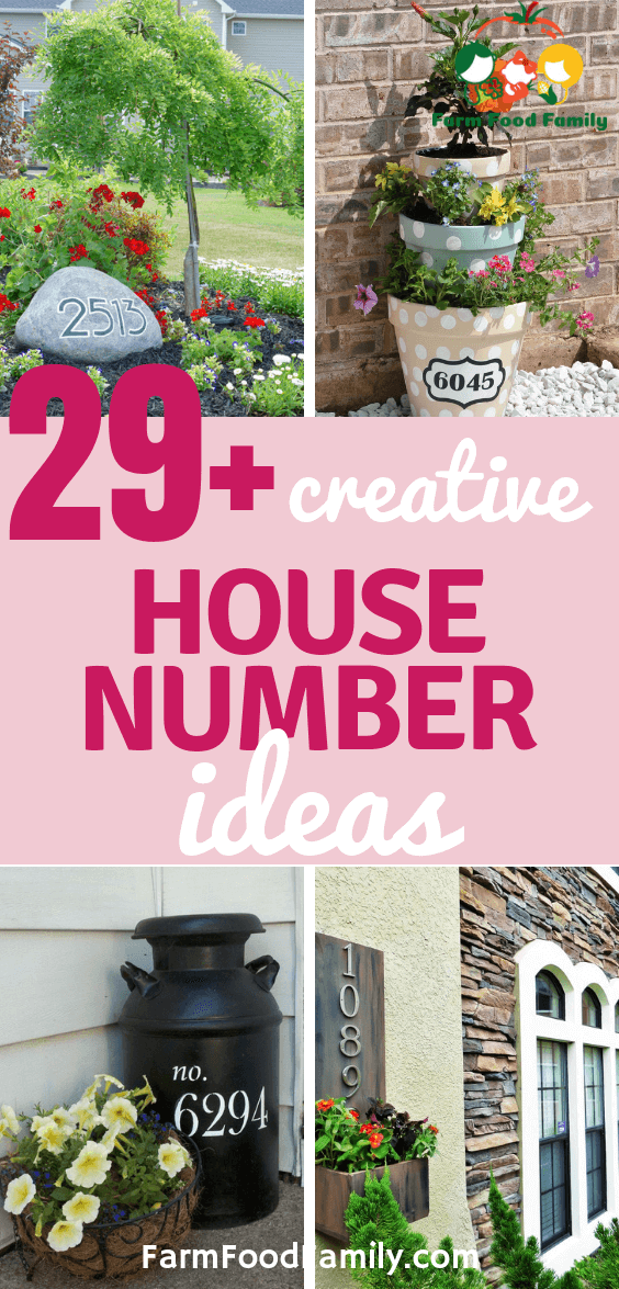 best diy house number ideas