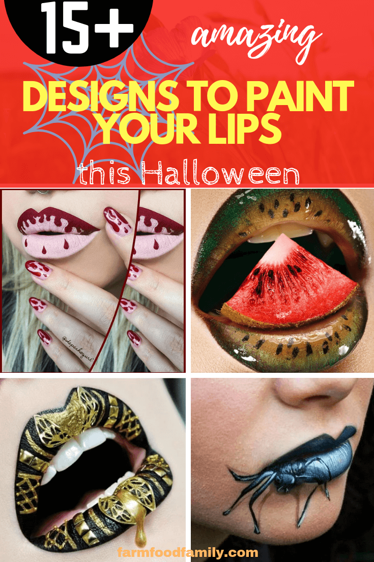 best lip design for halloween