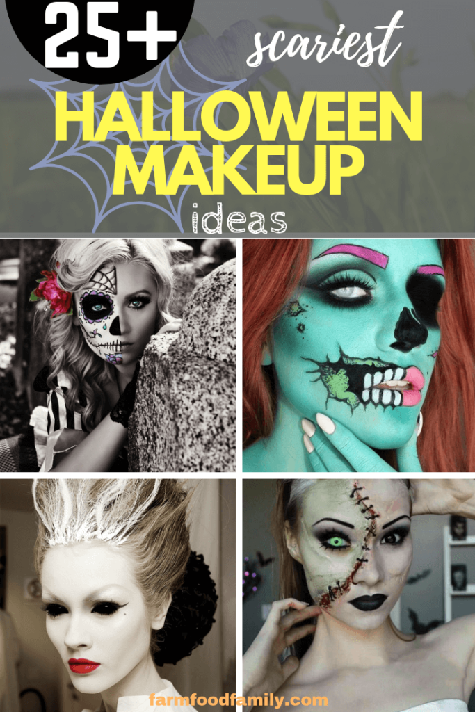 25 Makeup Ideas To Be The Scariest Halloween - FarmFoodFamily