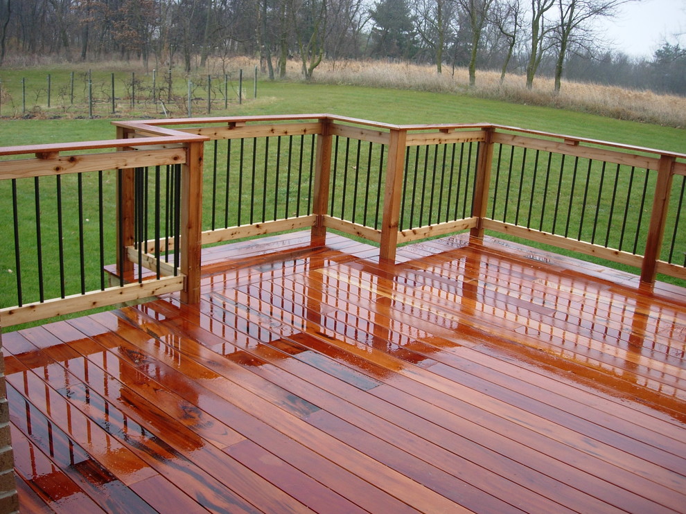 Exotic wood deck