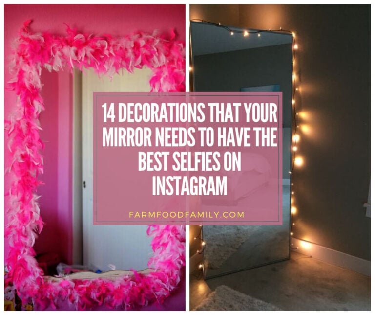 14 Decorations That Your Mirror Needs To Have The Best Selfies on Instagram