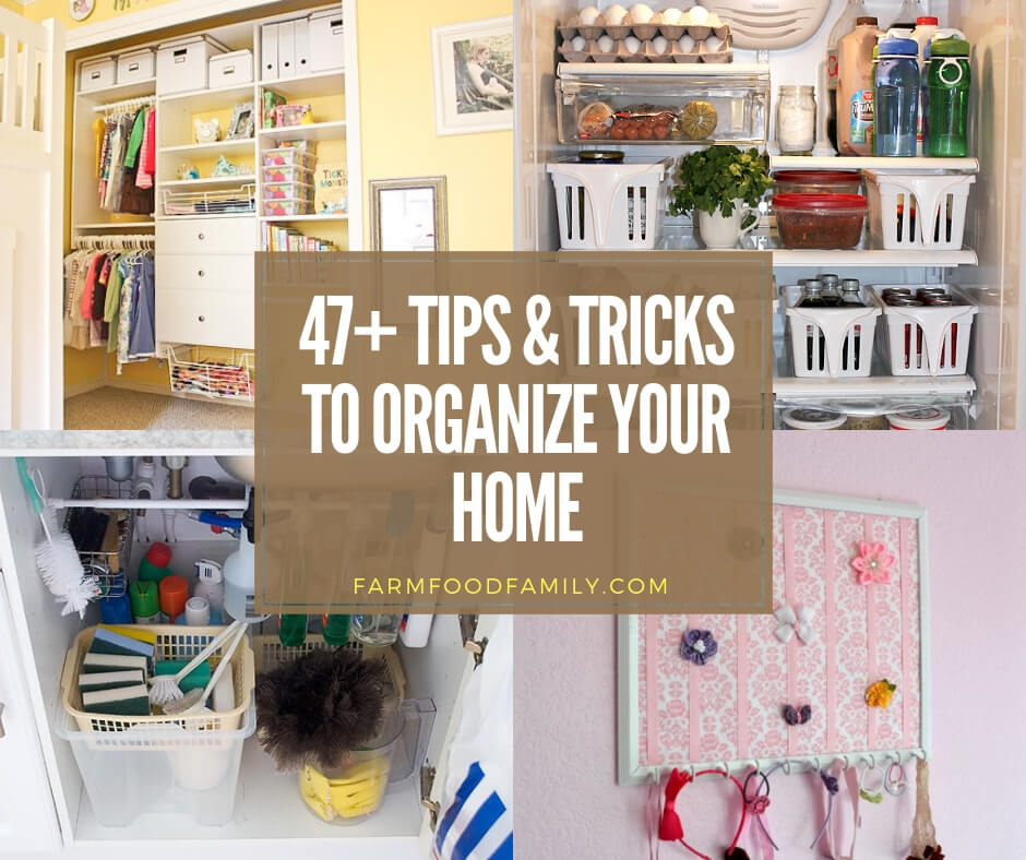 best tips and tricks to organize your home