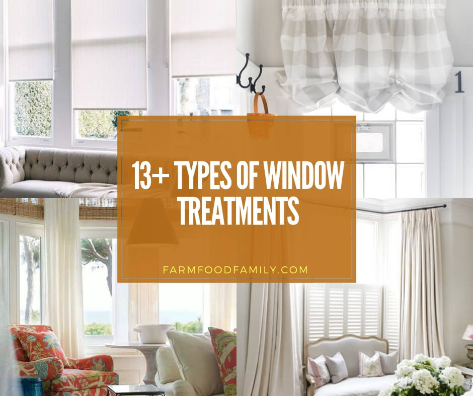 13 Best Types Of Window Treatments For, Most Popular Window Treatments For Living Room