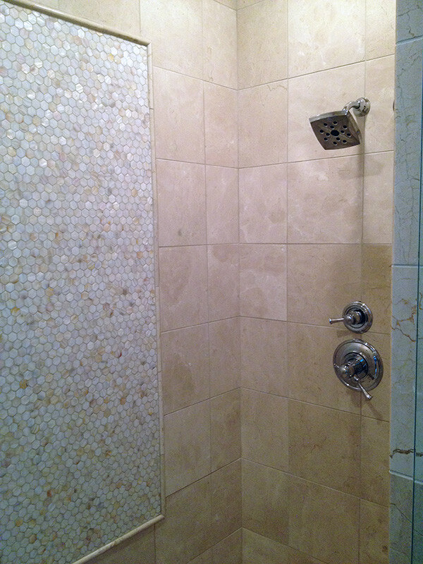 21 bathroom wall tiles with mother of pearl