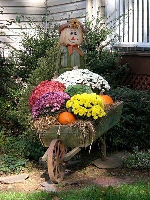 23 fall decorations with mums