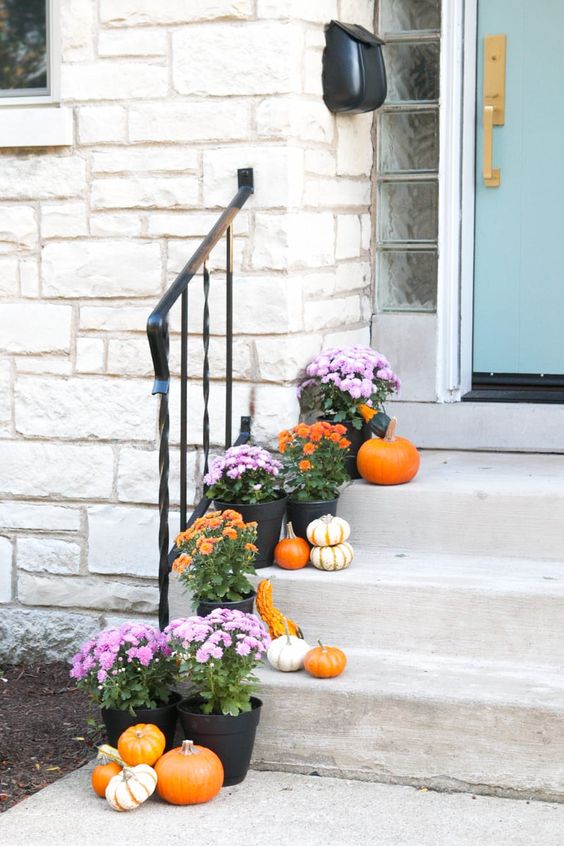 25 fall decorations with mums