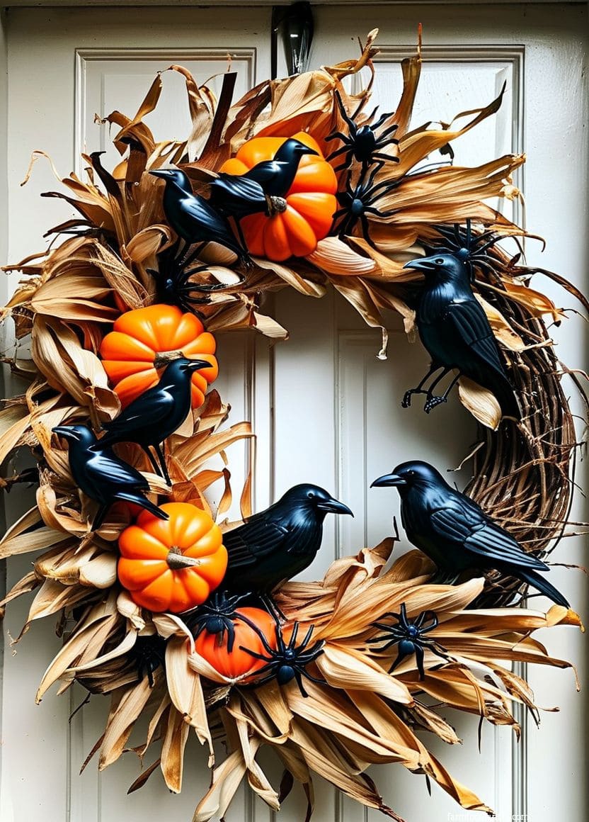 45+ Spooky Halloween Wreath Ideas That Will Wow Your Neighbors 2024(00)