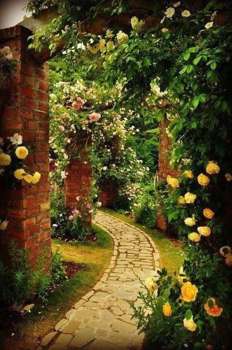 3 magical yellow garden path