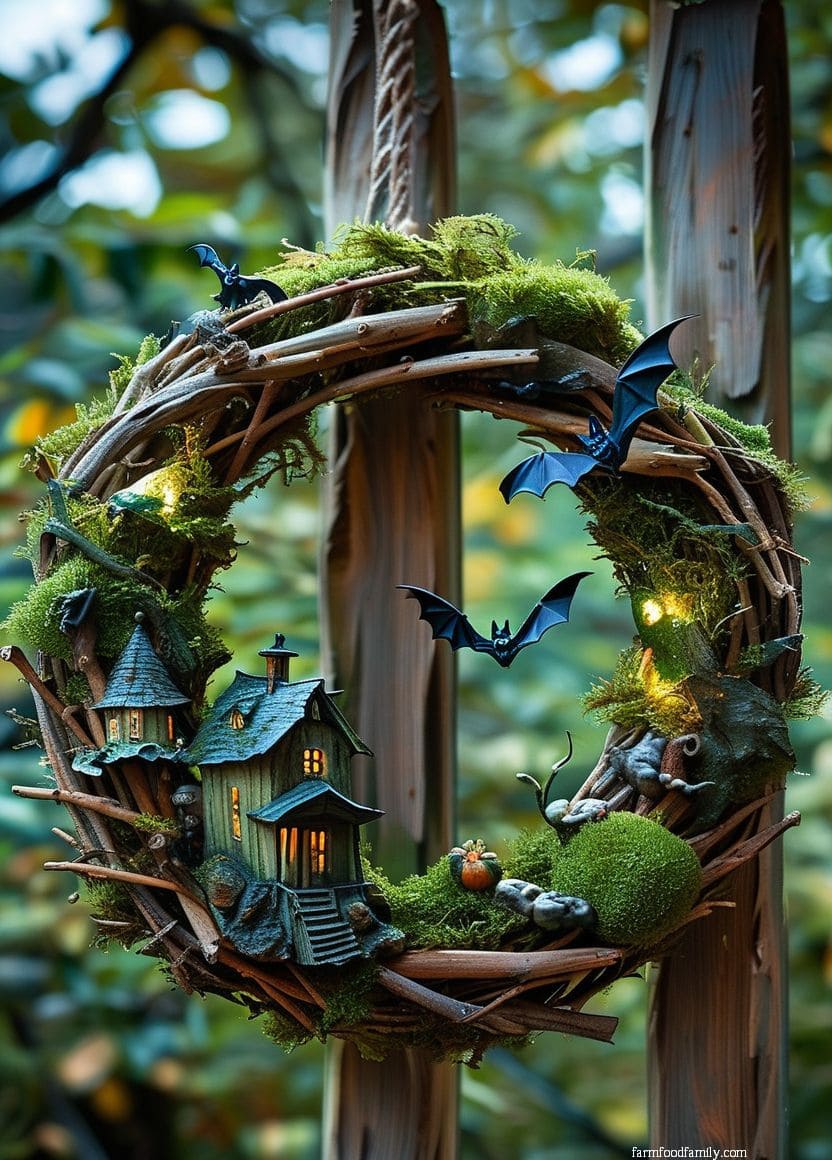 45+ Spooky Halloween Wreath Ideas That Will Wow Your Neighbors 2024