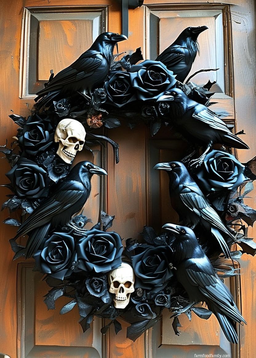 45+ Spooky Halloween Wreath Ideas That Will Wow Your Neighbors 2024