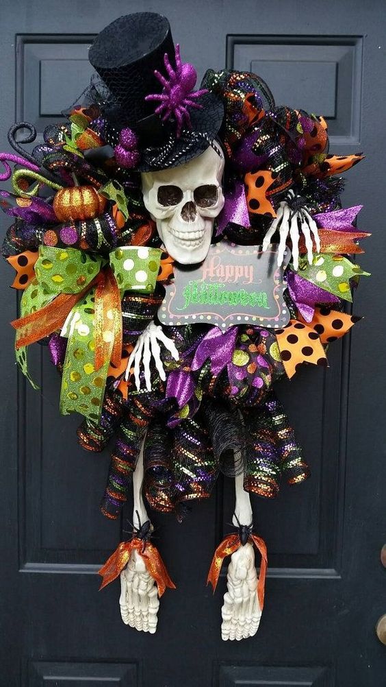 4 halloween wreath ideas