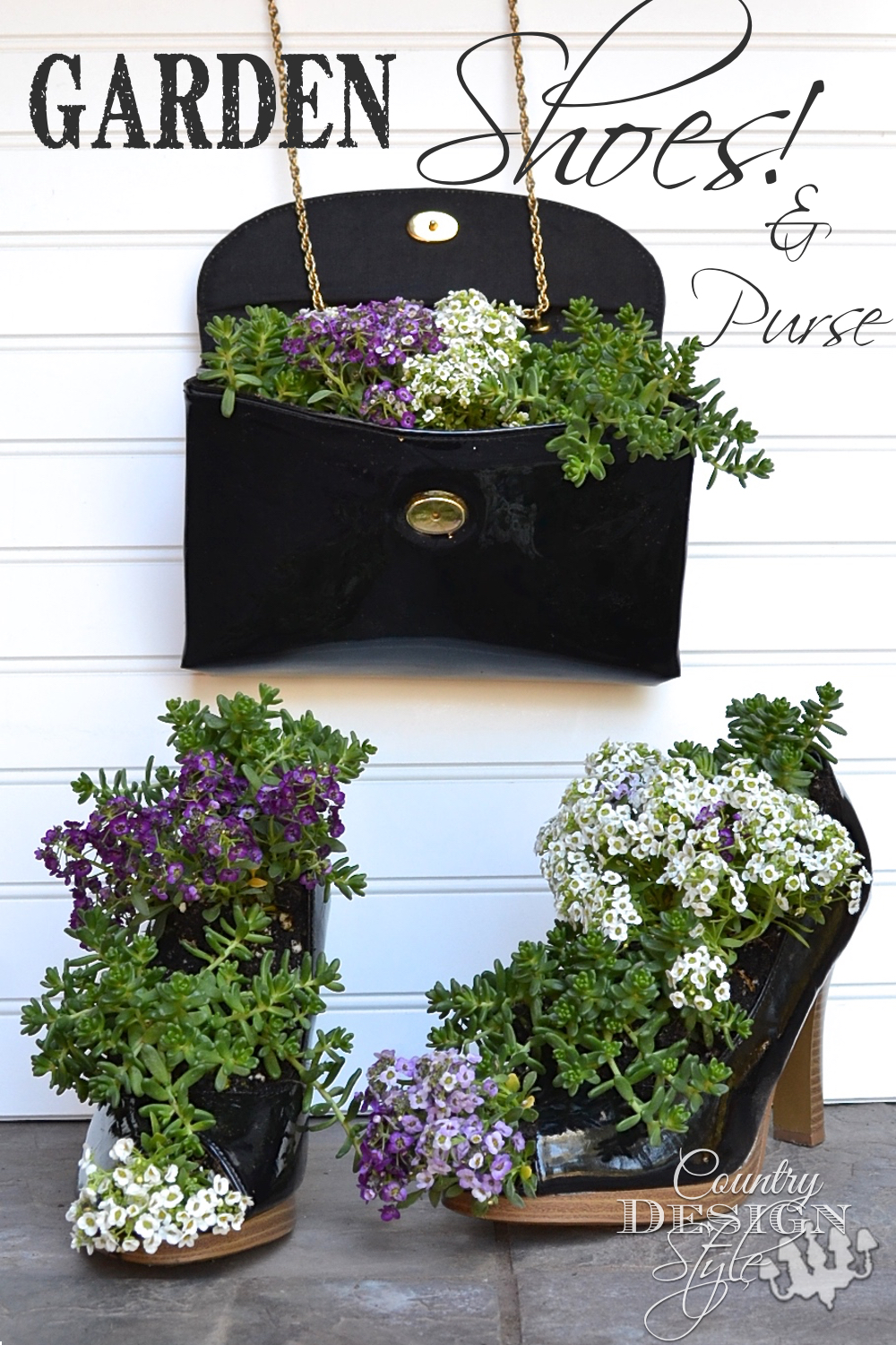 7 planter ideas from recycled footwear