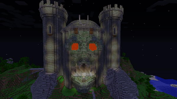 Skull castle minecraft