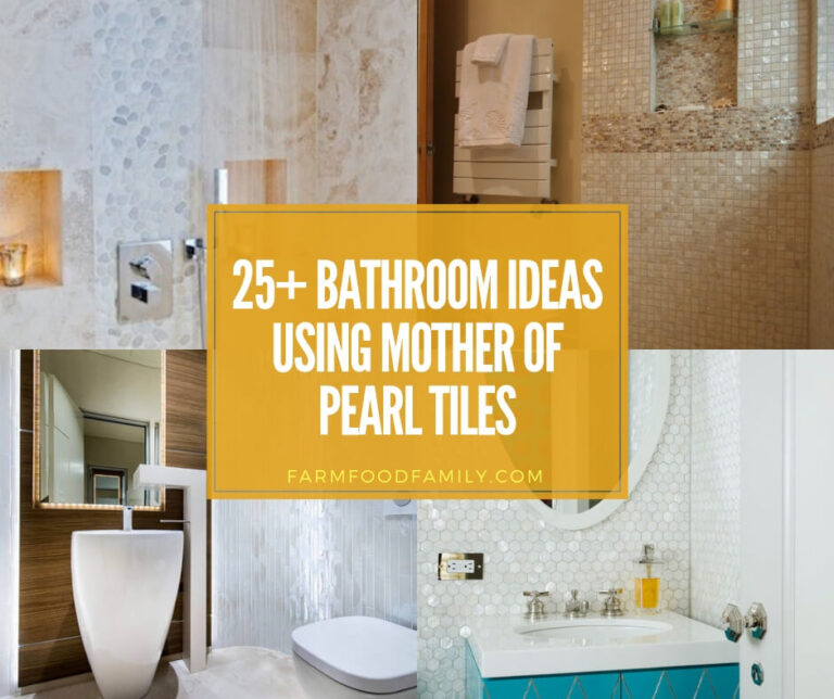 25+ Bathroom Ideas with Mother of Pearl Tiles