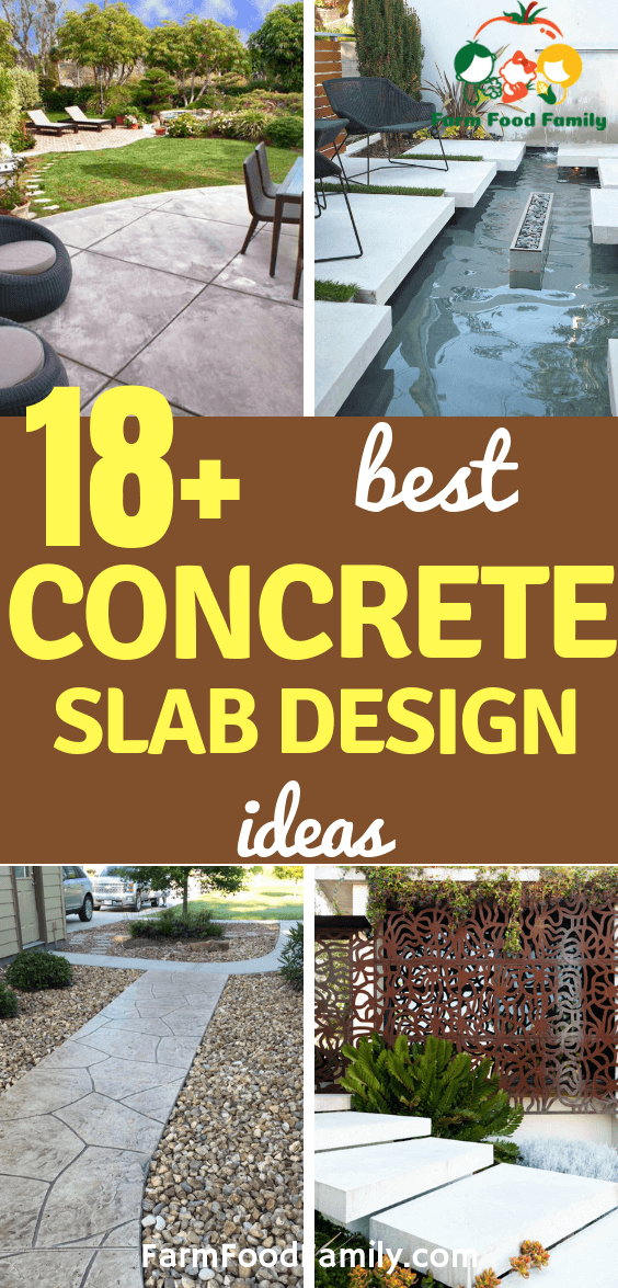 best concrete slab design ideas