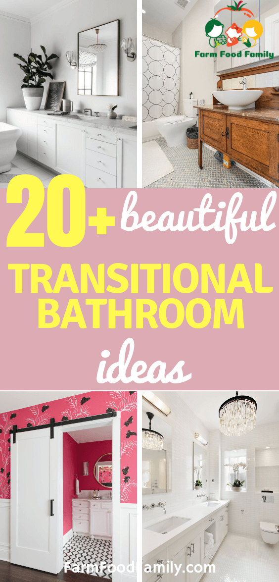 best transitional bathroom ideas