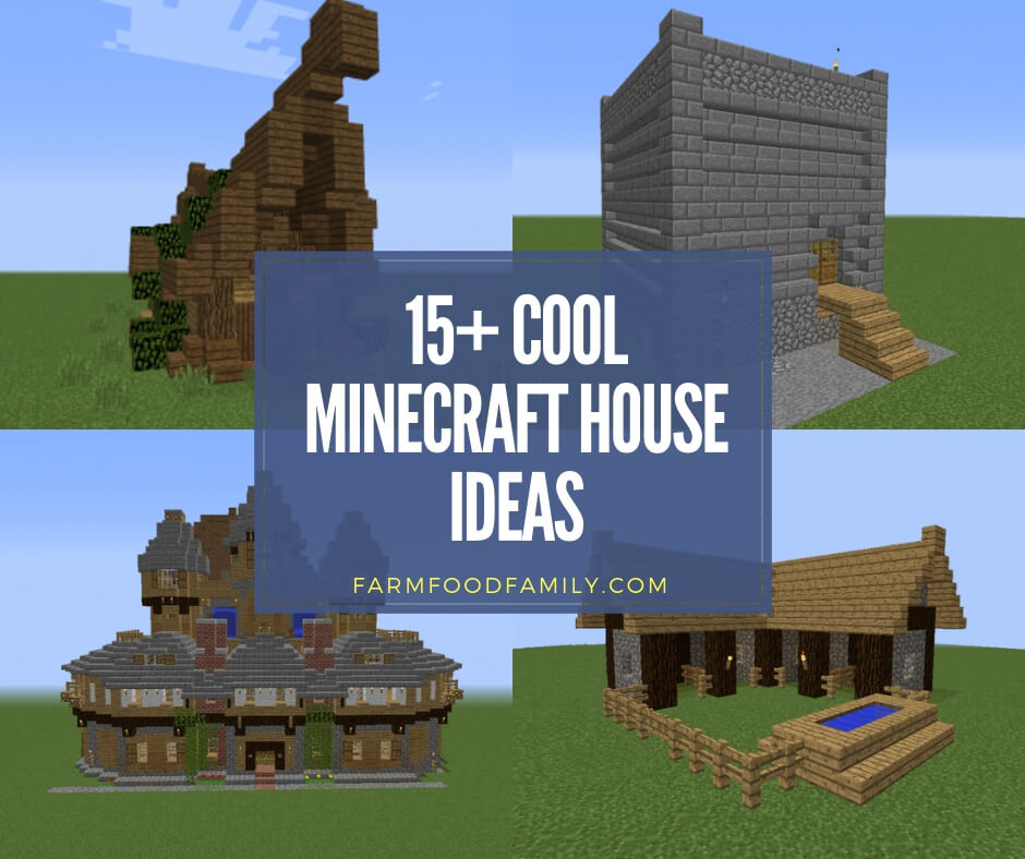 Cool Minecraft House Ideas Designs, Farm House Designs Minecraft