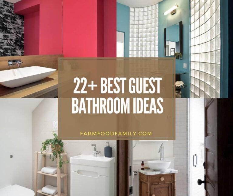 22+ Guest Bathroom Ideas and Designs