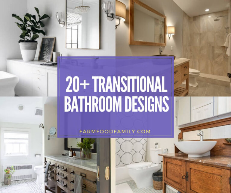 best transitional bathroom designs