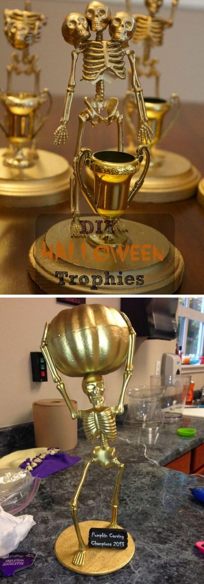 2 halloween trophy ideas