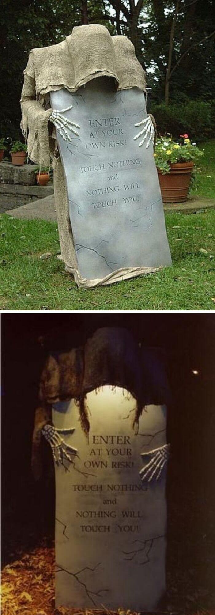 3 halloween tombstone ideas