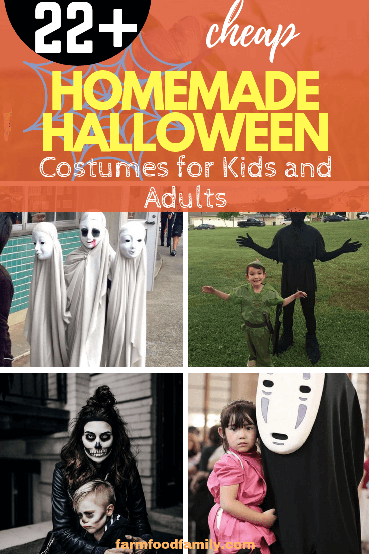 cheap homemade halloween costumes for kids adults