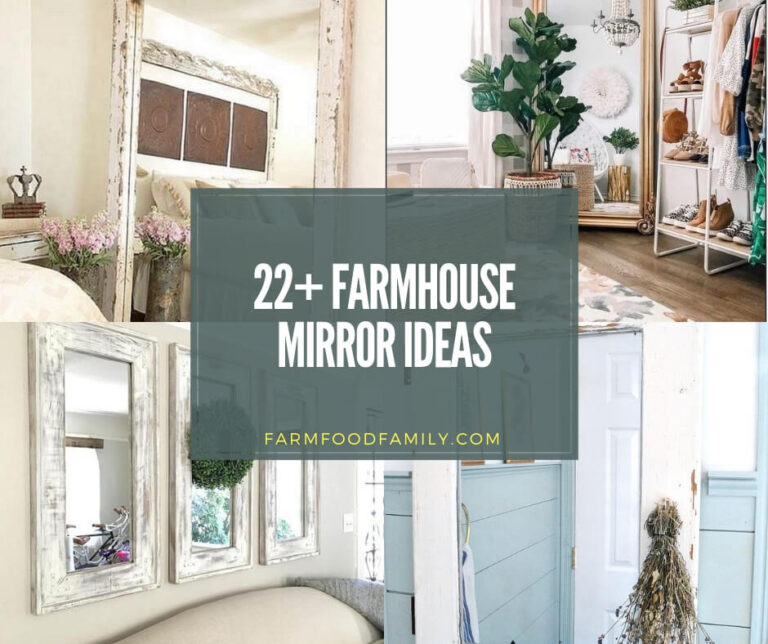 22+ Creative Farmhouse Mirror Ideas