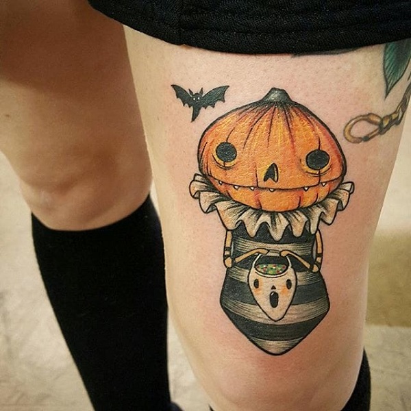 26+ Scary Halloween Tattoo Ideas & Designs For 2023