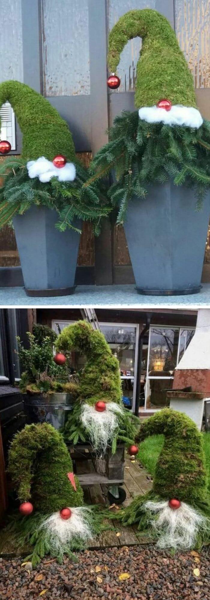 10 outdoor christmas planter ideas