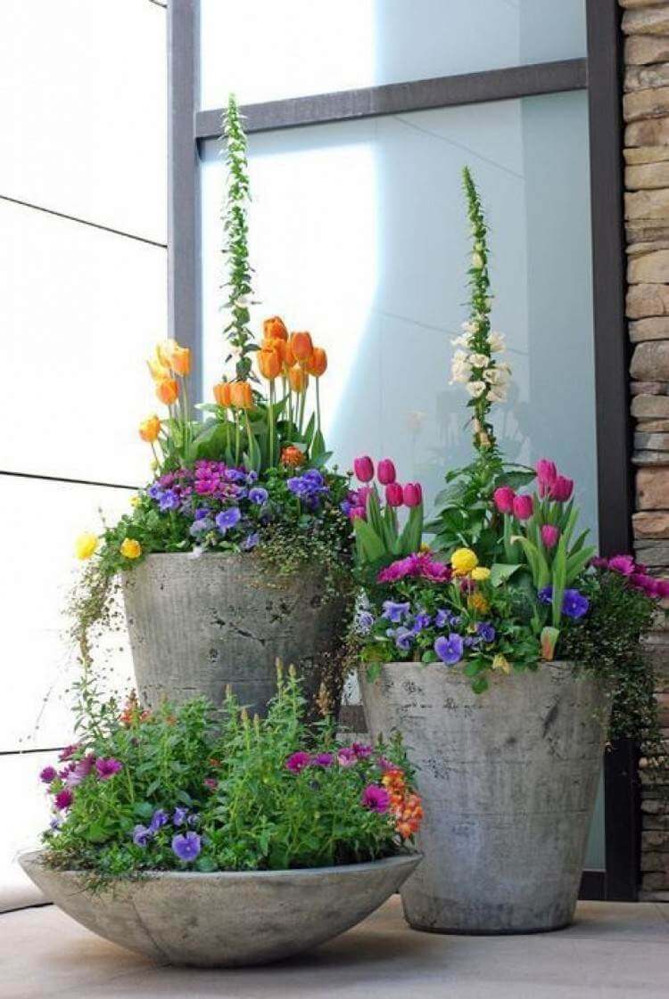 13 front door flower pot ideas