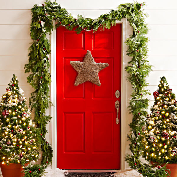 14 christmas front door decorations