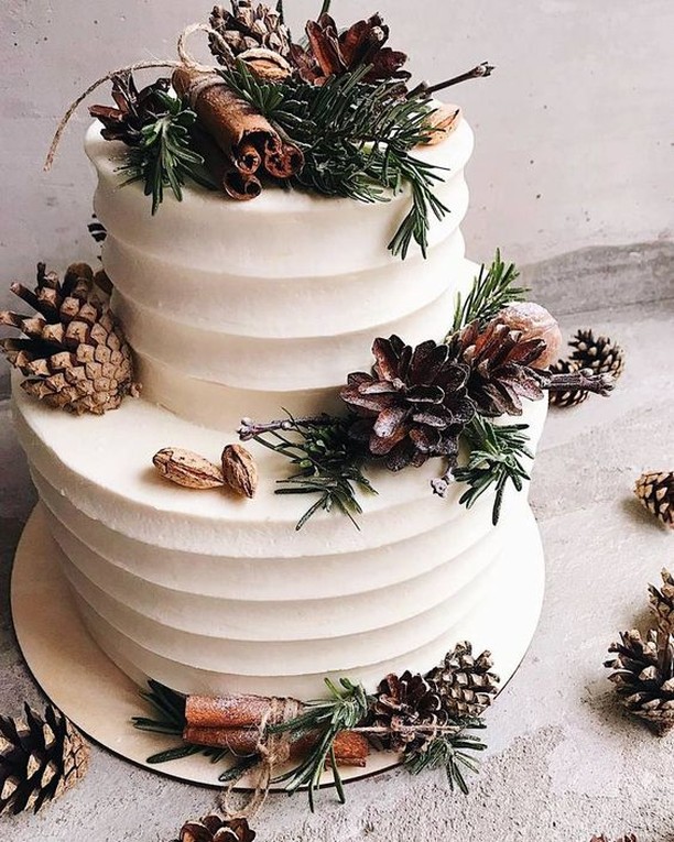 17 christmas wedding cake