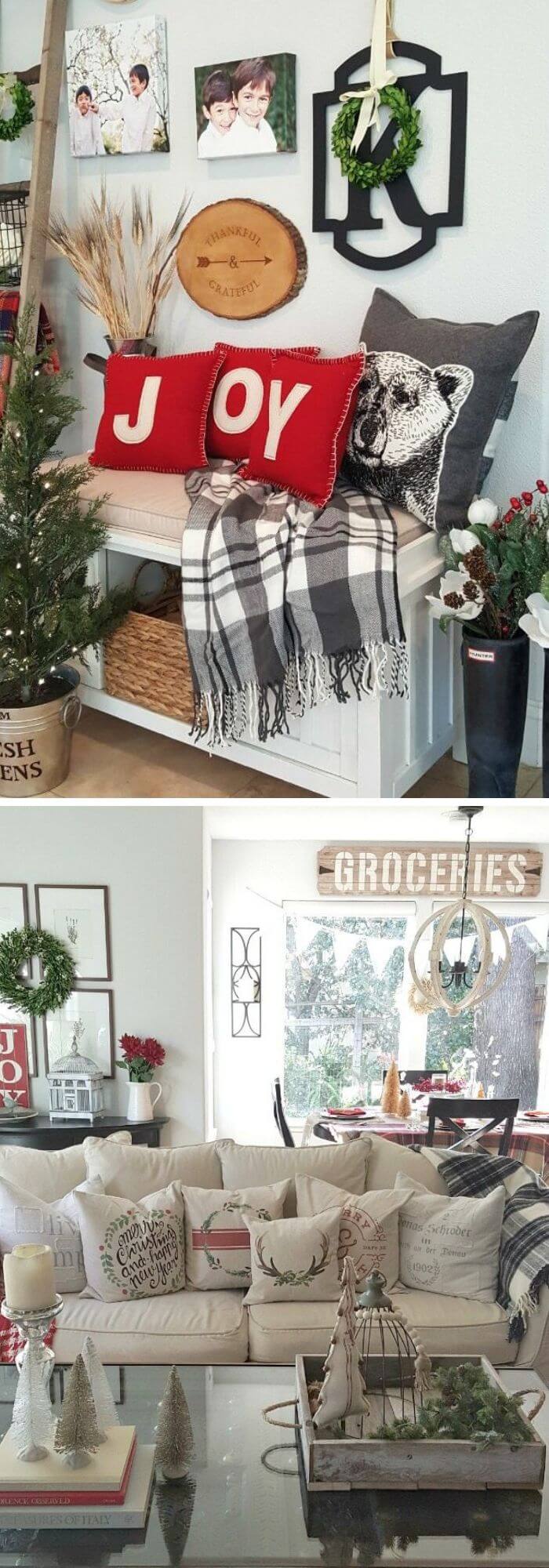 2 christmas living room ideas