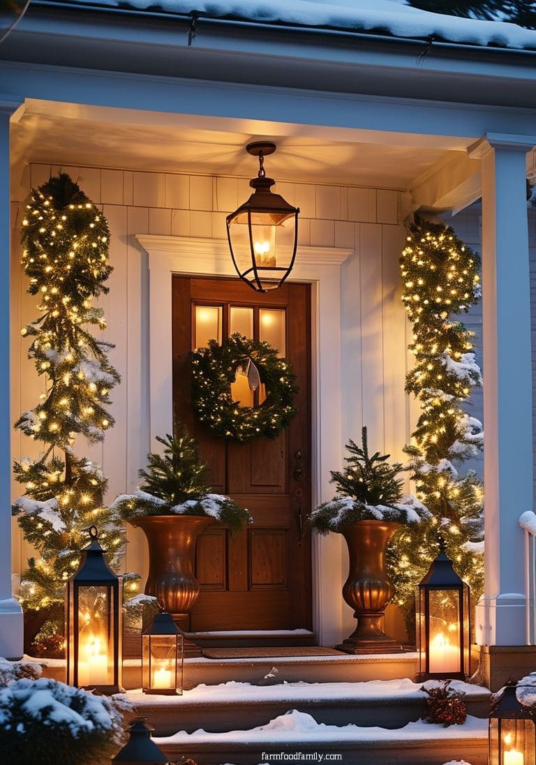 2 Christmas Porch Decor