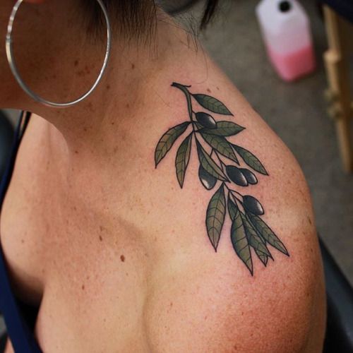 2 olive branch tattoo 3