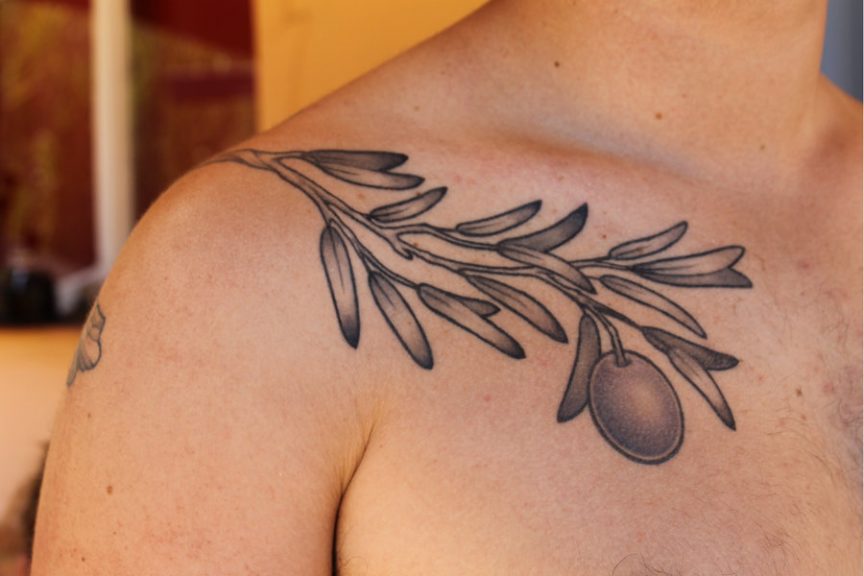 2 olive branch tattoo 5