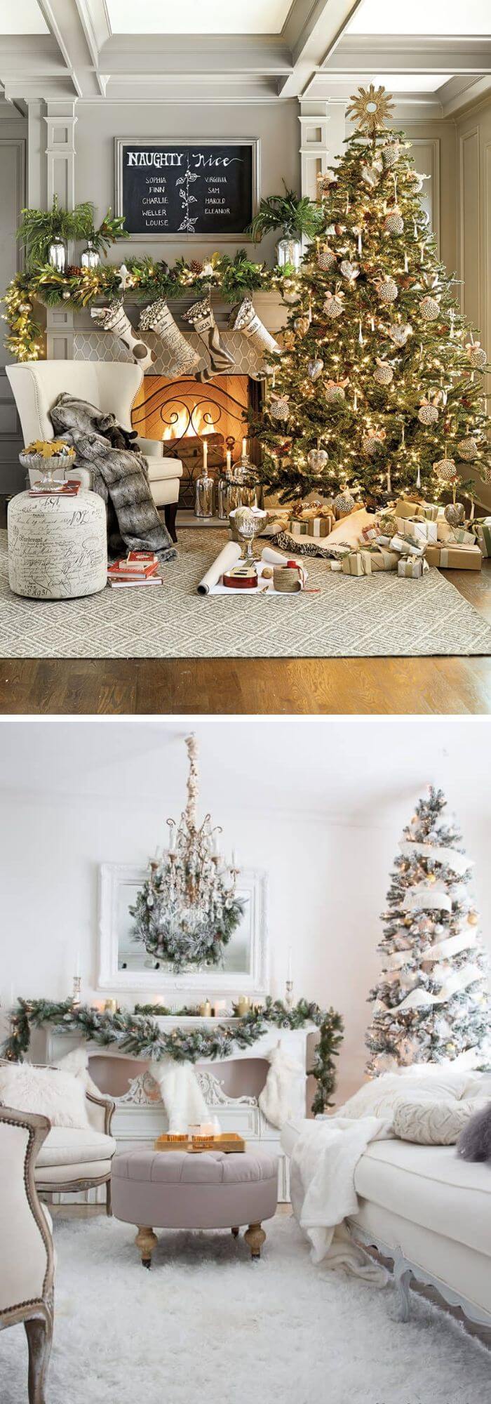20 christmas living room ideas
