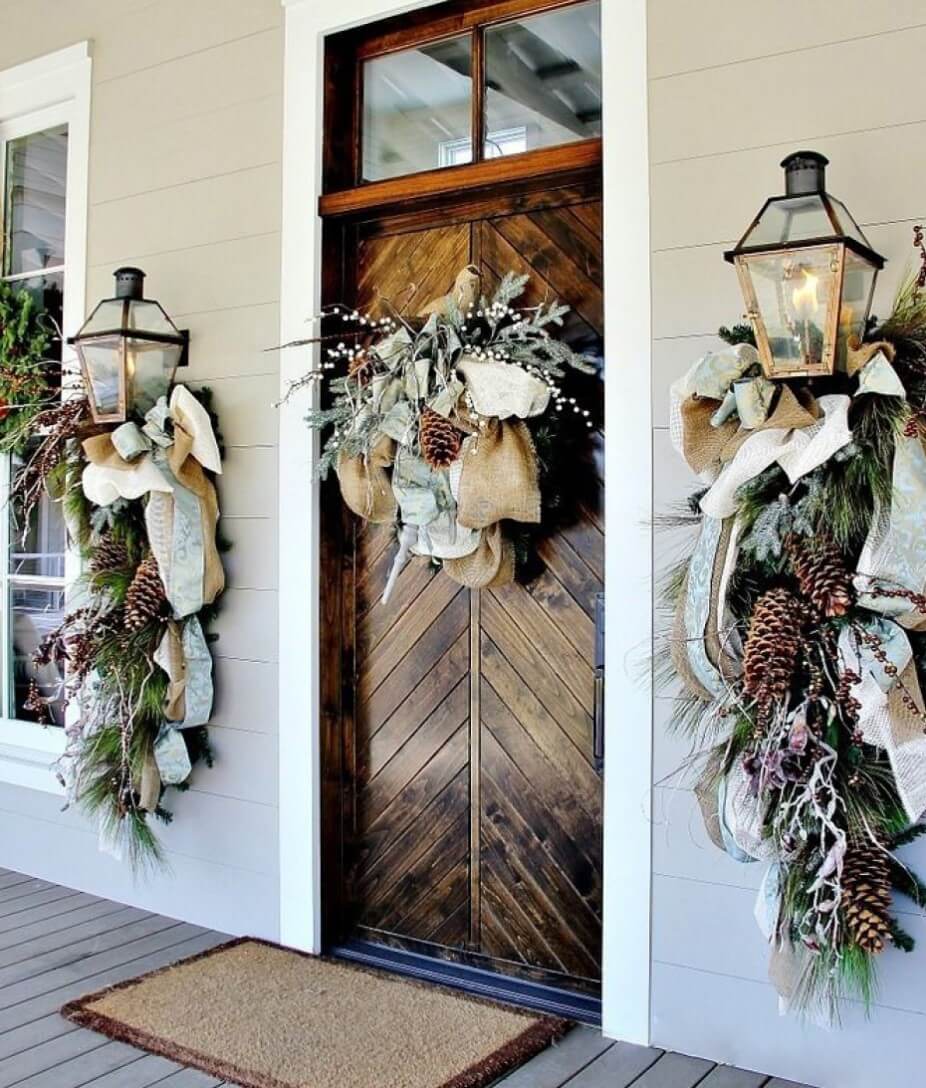 24 christmas front door decorations