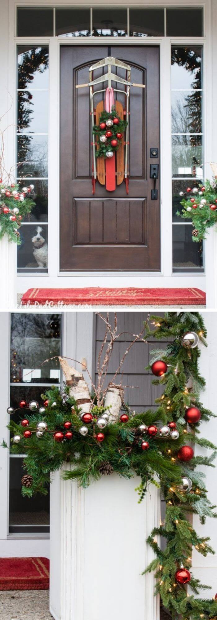 3 christmas front door decorations
