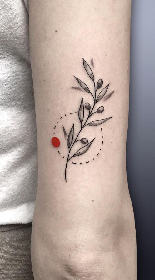 3 olive branch tattoo 3