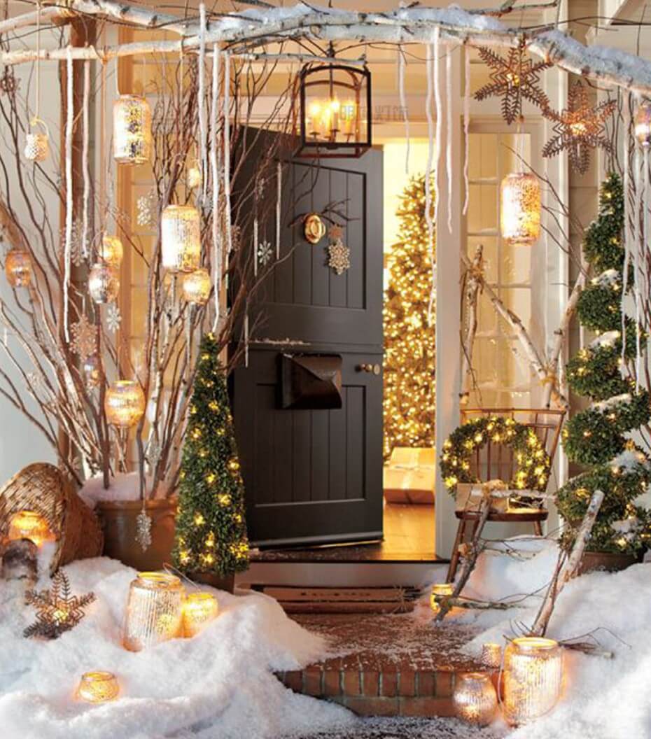 38+ Beautiful & Creative Outdoor Christmas Decoration Ideas